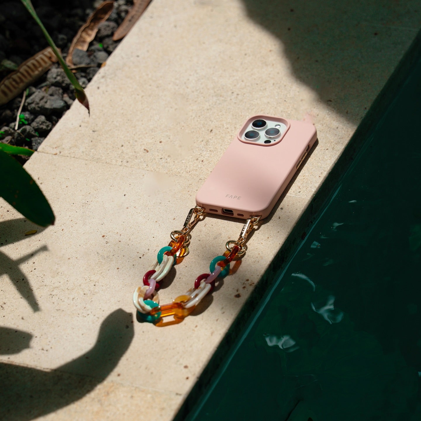 ClickLock™ Case golden details PINK VELVET