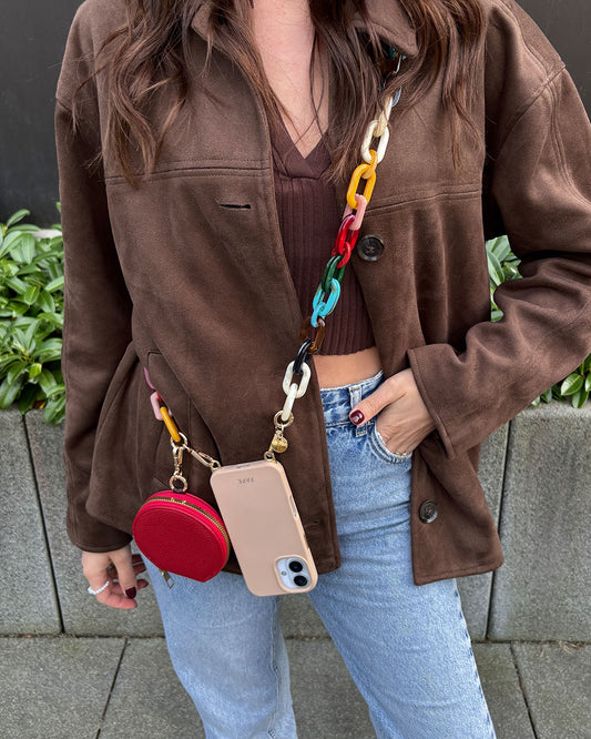 Aurora Ruby Pouch | Clip bag - vegan