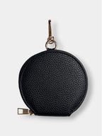 Clip Bag aus veganem Leder AURORA BLACK