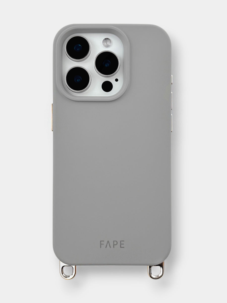 ClickLock™ Case silver details GREY DUST